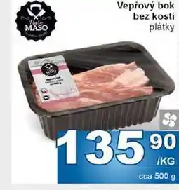Jip Vepřový bok bez kosti plátky 1kg nabídka