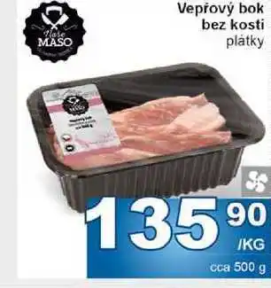 Jip Vepřový bok bez kosti plátky 1kg nabídka