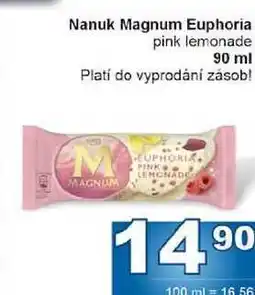 Jip Nanuk Magnum Euphoria pink lemonade 90 ml nabídka