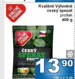 Jip Kvalitně Výhodně český špenát protlak 400 g nabídka