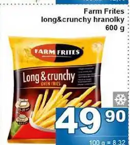 Jip Farm Frites long&crunchy hranolky 600 g nabídka