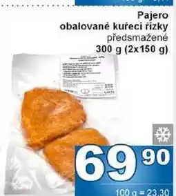 Jip Pajero obalované kuřecí řízky předsmažené 300 g nabídka