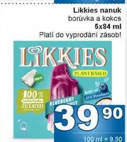 Jip Likkies nanuk borůvka a kokos 5x84 ml nabídka