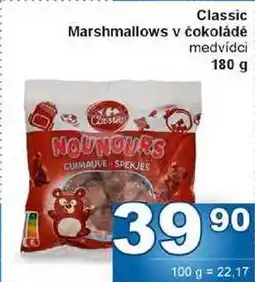Jip Classic Marshmallows v čokoládě medvídci 180 g nabídka