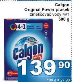 Jip Calgon Original Power prášek změkčovač vody 4v1 500 g nabídka