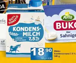 Jip Mléko kondenzované 7,5% 340g nabídka