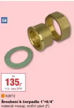 DEK Šroubení k čerpadlu 1"x6/4" nabídka