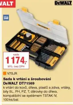 DEK Sada k vrtání a šroubování DeWALT DT71569 nabídka