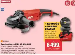 DEK Bruska úhlová Hilti AG 230-20D nabídka
