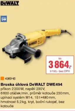 DEK Bruska úhlová DeWALT DWE494 nabídka