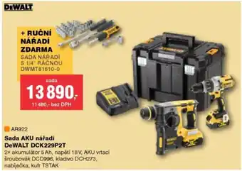 DEK Sada AKU nářadí DeWALT DCK229P2T nabídka