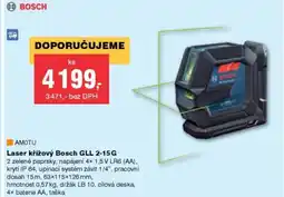 DEK Laser křížový Bosch GLL 2-15G nabídka
