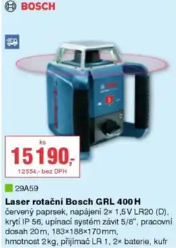 DEK Laser rotační Bosch GRL 400 H nabídka