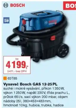 DEK Vysavač Bosch GAS 12-25 PL nabídka