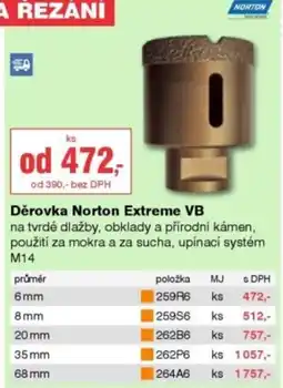 DEK Děrovka Norton Extreme VB nabídka