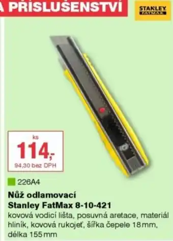DEK Nůž odlamovací Stanley FatMax 8-10-421 nabídka