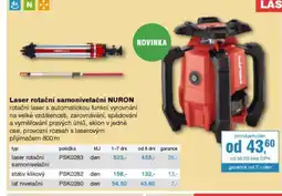 DEK Laser rotační samonivelační NURON nabídka