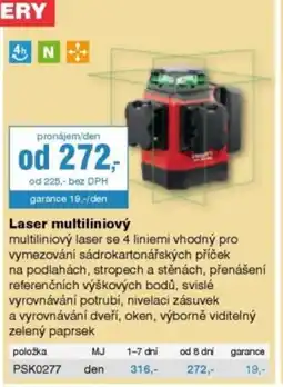 DEK Laser multiliniový nabídka