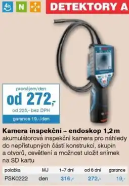 DEK Kamera inspekční - endoskop 1,2m nabídka