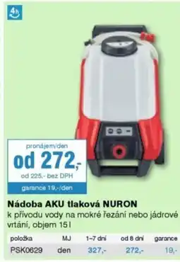 DEK Nádoba AKU tlaková NURON nabídka