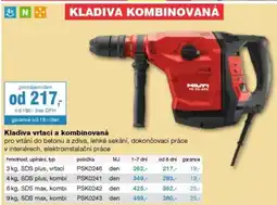 DEK Kladiva vrtací a kombinovaná nabídka