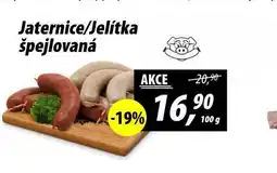 ZEMAN Jaternice špejlovaná nabídka