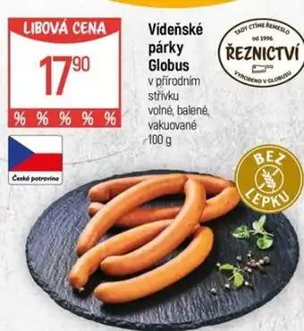 Globus Vídeňské párky Globus nabídka