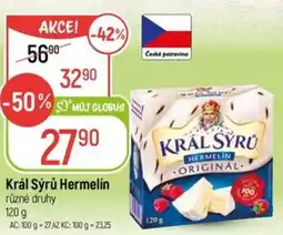 Globus Král Sýrů Hermelín nabídka