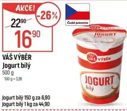 Globus VAS VÝBER Jogurt bílý nabídka