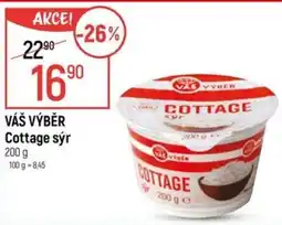 Globus VÁŠ VÝBĚR Cottage sýr nabídka