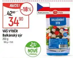 Globus VÁŠ VÝBĚR Balkánský sýr nabídka