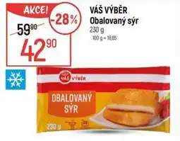 Globus VÁŠ VÝBĚR Obalovaný sýr nabídka