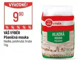 Globus VÁŠ VÝBĚR Pšeničná mouka hladká, polohrubá, hrubá nabídka