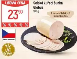 Globus Selská kuřecí šunka Globus nabídka
