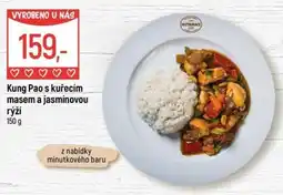 Globus Kung Pao s kuřecím masem a jasmínovou rýží nabídka