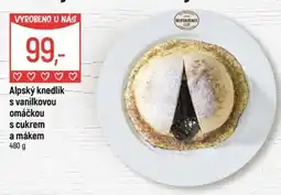 Globus Alpský knedlík s vanilkovou omáčkou s cukrem a mákem nabídka