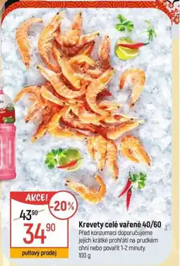 Globus Krevety celé vařené 40/60 nabídka