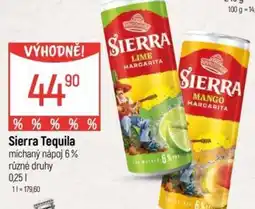 Globus Sierra Tequila nabídka