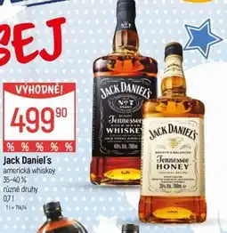 Globus JACK DANIEL'S nabídka