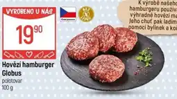 Globus Hovězí hamburger Globus nabídka