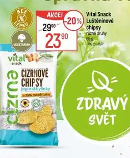 Globus Vital Snack Luštěninové chipsy nabídka