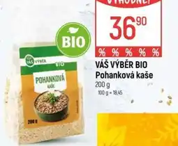 Globus VÁŠ VÝBĚR BIO Pohanková kaše nabídka