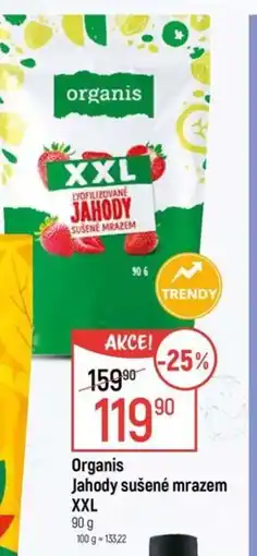 Globus Organis Jahody sušené mrazem XXL nabídka