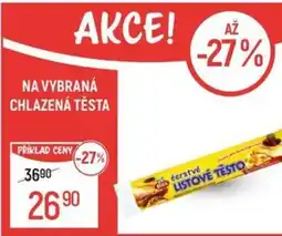 Globus Na vybraná chlazená těsta nabídka