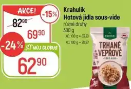 Globus Krahulík Hotová jídla sous-vide nabídka