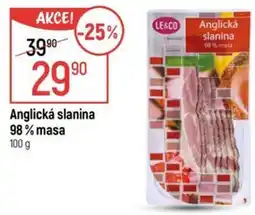 Globus Anglická slanina 98% masa nabídka