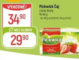Globus Pickwick Čaj nabídka