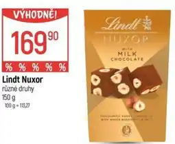 Globus Lindt Nuxor nabídka