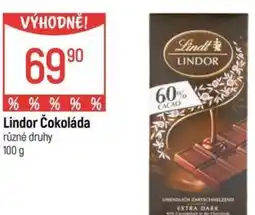 Globus Lindor Čokoláda nabídka