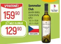 Globus Sommelier Club pozdní sběry nabídka